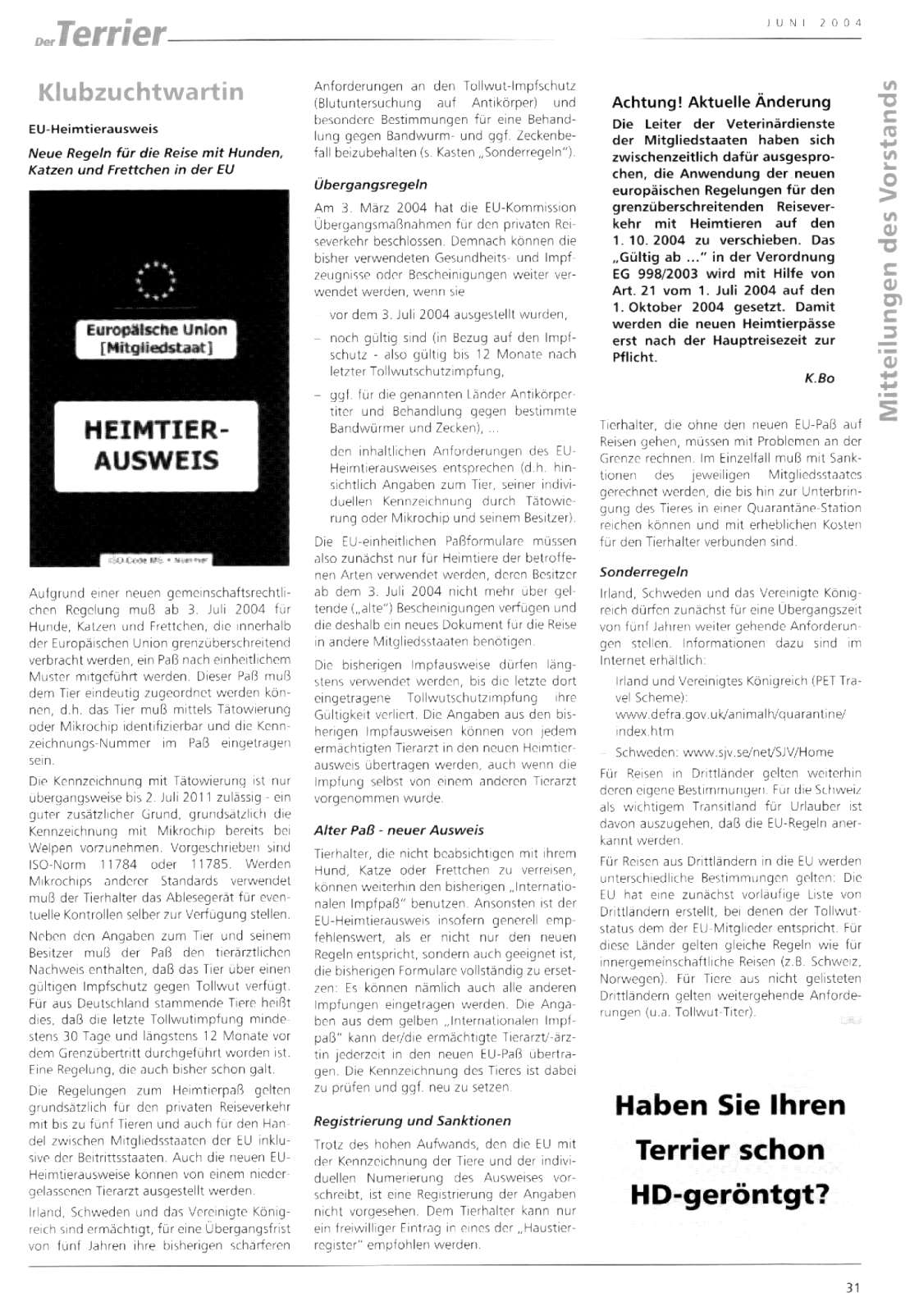 Heimtierausweis airedalekft.de
