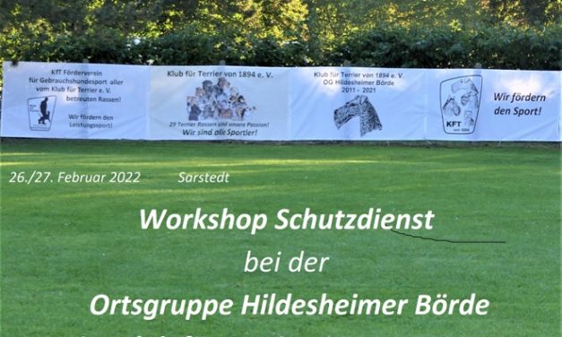 KfT-Schutzdienstseminar in Sarstedt, Februar 2022